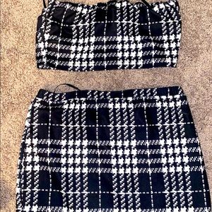 SHEIN PLAID TWO PIECE SET